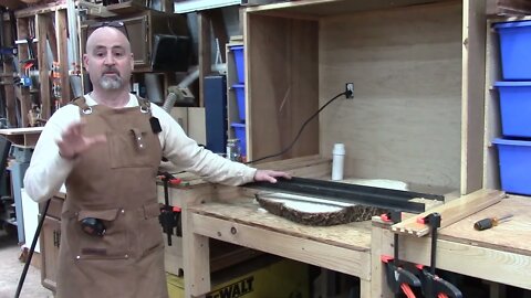 FLATTENING A TREE COOKIE WITH A ROUTER SLED