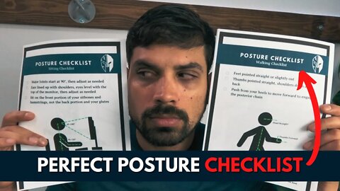 Perfect Posture Checklist | Sit and Walk with Perfect Posture