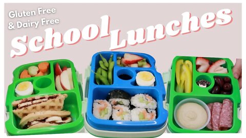 SCHOOL LUNCHES - DAIRY FREE GLUTEN FREE *HEALTHY*