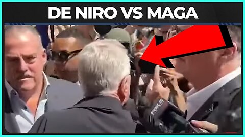 Robert De Niro FIGHTING With MAGA Outside Hush Money Trial