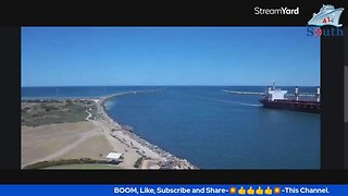 Live Water Views and Shipping movements Port Adelaide Outer Harbour.