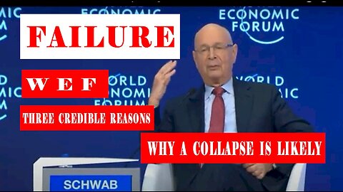 THE WORLD ECONOMIC FORUM FACES COLLAPSE AMIDST GLOBAL ELITE CHAOS!!!