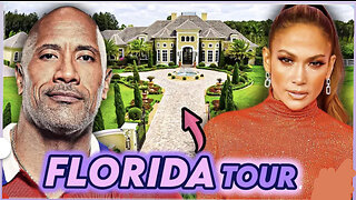 10 Celebrities Who Live In Florida | J.Lo, The Rock & More