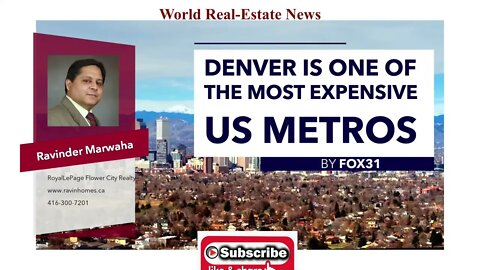Denver Is One Of The Most Expensive US Metros || USA Housing News ||