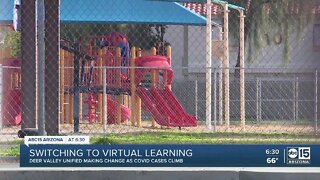 Some school districts moving back to virtual learning