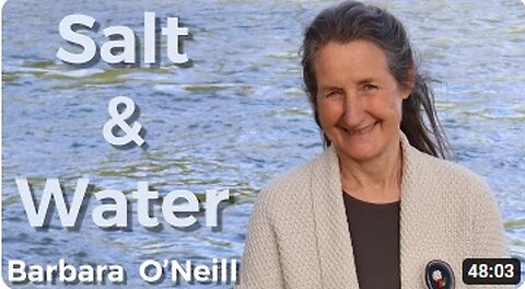 Salt & Water High blood pressure and Celtic salt…- Barbara O'Neill