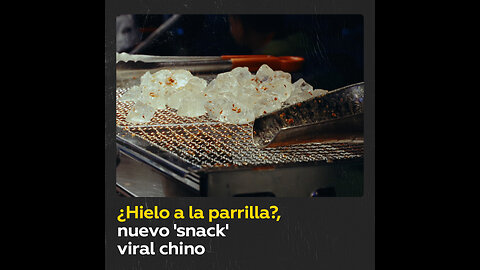 Nuevo ‘snack’ chino: cubitos de hielo sazonados y asados