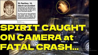 SOUL of boy caught on CAMERA at FATAL CAR CRASH - Apparition