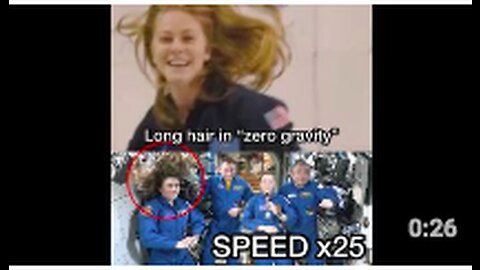 Long hair in zero gravity Vs NASA hair spray