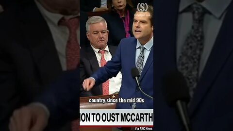 "CHAOS": Matt Gaetz on Kevin McCarthy tenure