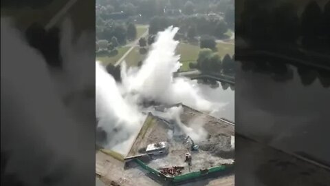 Demolition of the obelisk of the memorial to the Liberators of Riga, Latvia