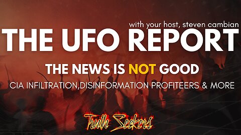 The UFO report : CIA infiltration, disinformation profiteers & more.
