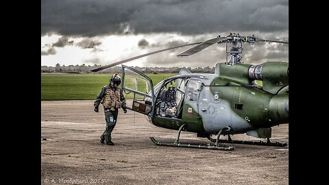 British Gazelle chopper shot down