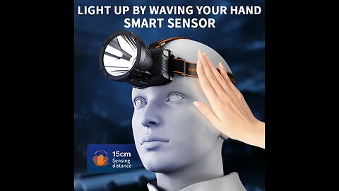 HL98 Super Bright LED Headlamp Induction Headlight