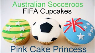 Copycat Recipes FIFA World Cup Socceroos & Soccer Ball Cupcakes 4 Tim Cahill - how to