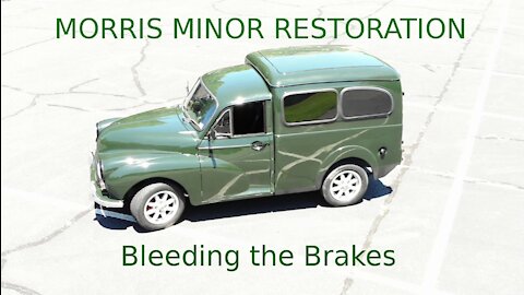 Morris Minor Power Brake Bleed