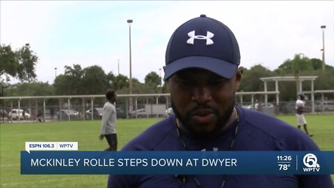 McKinley Rolle steps down at Dwyer