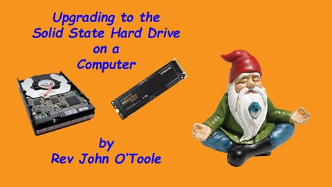 Upgrading to the Solid State Hard Drive