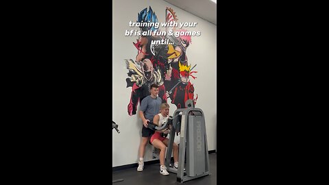 She’ll thank me later GYM COUPLE VIDEO 🫂❤️