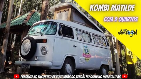 Kombi home Matilde - této alto com 2 quartos NH/RS #kombihome #camping #Kartooncar
