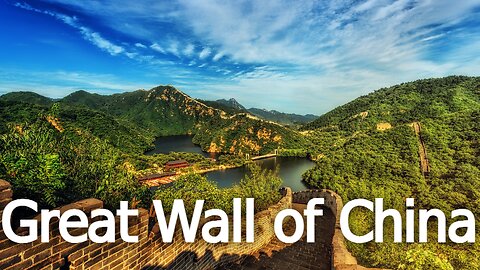 "Mesmerizing Drone View of the Great Wall of China | Aerial Wonders"