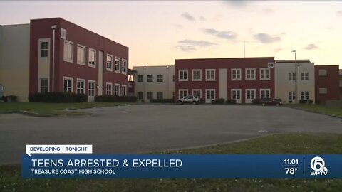 3 students arrested after gun, ammunition found at Treasure Coast High School in Port St. Lucie