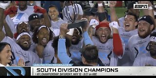 Arlington renegades STUN the XFL South Division championship! | UpTheScoreTV