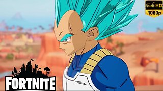 Playing FORTNITE With My Son as VEGETA