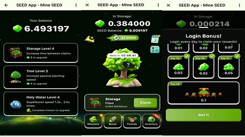 SEED App - Mine SEED | Mine $Seed Coin | New Telegram Airdrop Mining Bot | Plant To Earn 2024