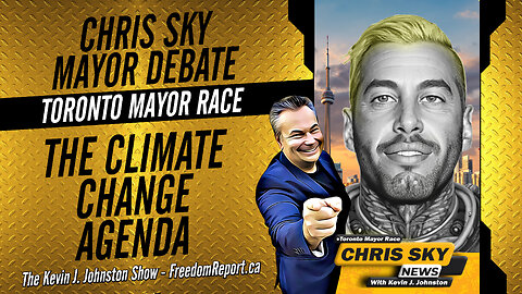 Chris 'Sky' Saccoccia Dominates Toronto Mayoral Debate - RESIST THE CLIMATE AGENDA