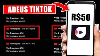 [ADEUS TIKTOK] Novo Tiktok Paga R$50 Via Pix Para Assistir Vídeos (Ganhar Dinheiro Online)