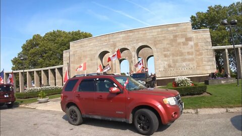 Fort Erie Freedom Rally second convoy arrival sept 17