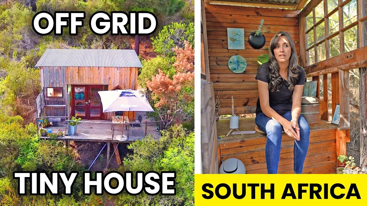 Off Grid Tiny House in Wilderness with Composting Toilet South Africa Garden Route Outeniqua