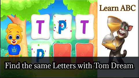 Find the same Letters with Tom Dream | ABC cartoon | CH-Cartoon