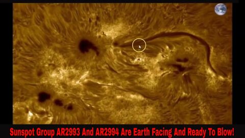 Sunspot Group 2993 Is Earth Facing And Ready To Rumble!