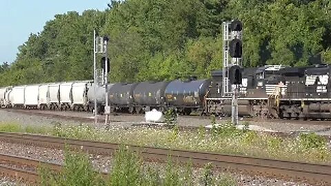 Norfolk Southern Manifest Mixed Freight Train from Berea, Ohio September 2, 2023