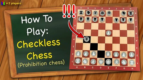 How to play Checkless Chess (Prohibition Chess)