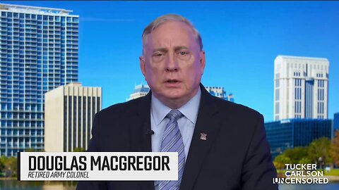 First you allow your country to be invaded, then you hand automatic weapons to the people who invaded it. Doug Macgregor on the worst idea congress has ever had.