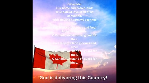 Oh Canada! 🔥🇨🇦🙏❤️✝️