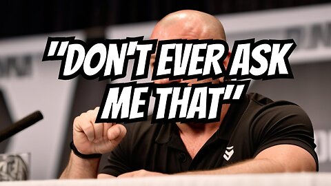 Shutting Down Biased Reporters: Dana White's Masterclass in Handling Woke Leftists!