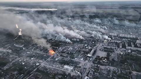 This is what the town of Vovchansk in the Kharkiv oblast looks like after the
