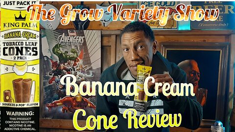 King Palm Banana Cream Tobacco cone Review