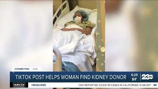 Woman finds kidney donor on TikTok