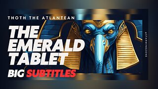 The Emerald Tablets of Thoth The Atlantean (Big English subtitles)