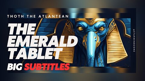The Emerald Tablets of Thoth The Atlantean (Big English subtitles)