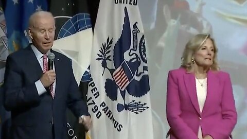 Biden Tells More Whoppers At Military Event As Jill's Face Seems To Say It For All Of Us