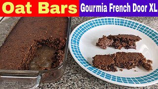 Chocolate Peanut Butter Oat Bars Recipe, Gourmia French Door XL