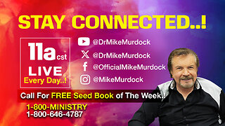 Wed, Apr. 3 - LIVE With Dr Mike Murdock ..!