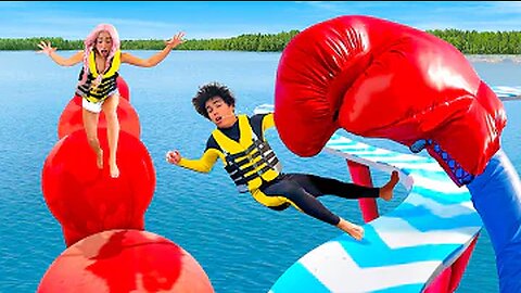 TOTAL WIPEOUT CHALLENGE vs FRIENDS!