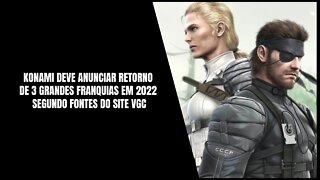 Metal Gear Solid 3 Remake, Castlevania e Novos Jogos Silent Hill em Desenvolvimento?